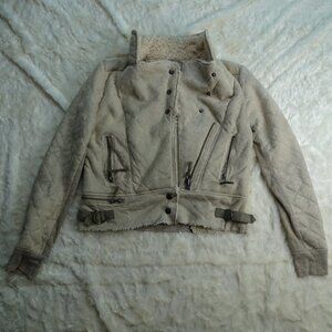 Miss Me Tan Warm Suede Jacket Size Small